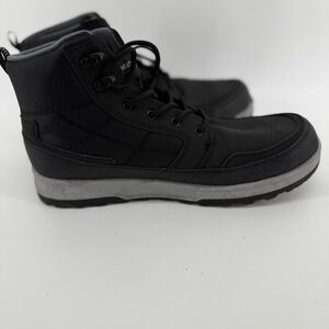 Weatherproof Jenkins Mens Black‎ Lace Up Ankle Boots 11 Memory Foam 1899638